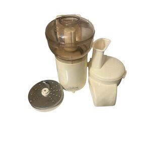 Vintage Sunbeam Oskar Food Processor 14081 Made in France With Attachments Works